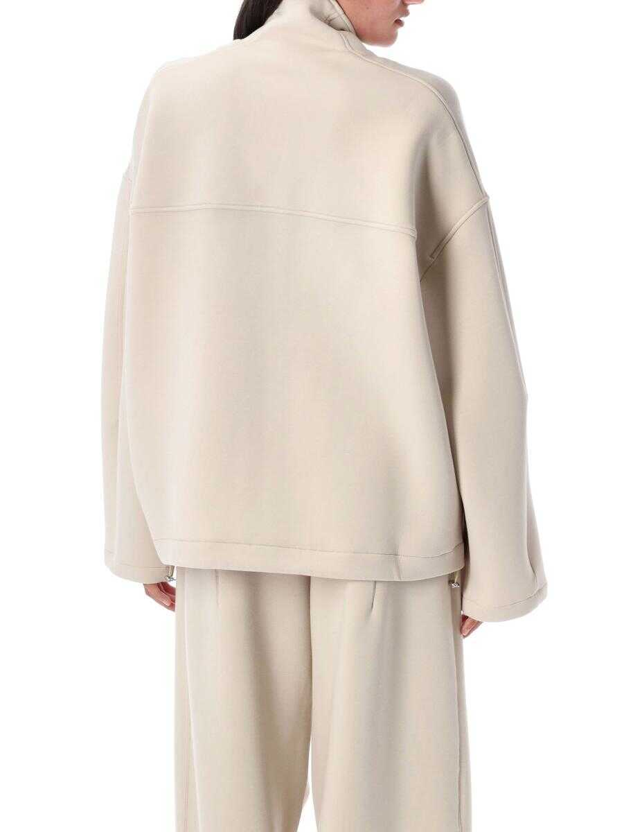Pulovere REMAIN BIRGER CHRISTENSEN Remain Birger Christensen Soft Zipped Jacket TOFU BEIGE Femei (BM 18732306) 2