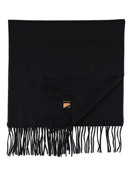 Esarfe A.P.C. A.P.C. Aria Wool Scarf With Logo Black Barbati (BM 18732405) 2