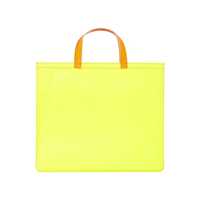 Genti de umar Comme des Garçons Dama - Genti de umar Comme des Garons Comme Des Garons Leather Super Fluo Tote Bag PINK YELLOW Femei (BM 18732480) - B-mall.ro