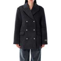 Geci Ganni Double Wool Peacot Femei