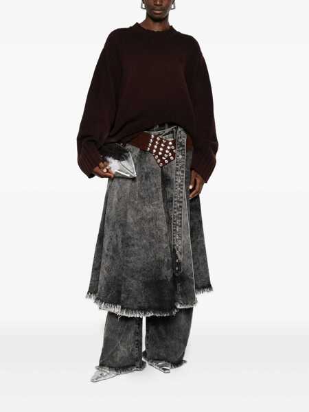 Pulovere THE ATTICO The Attico Wool Cashmere Sweater BROWN Femei (BM 18732510) 2