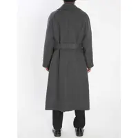Geci Saint Laurent pentru Barbati - Paltoane Saint Laurent Long Coat In Cashmere GREY Barbati (BM 18732684) - B-mall.ro