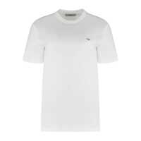 Tricouri Prada Cotton Crew-Neck T-Shirt Femei