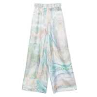 Pantaloni casual ZIMMERMANN Zimmermann Illuminate Printed High-Rise Trousers