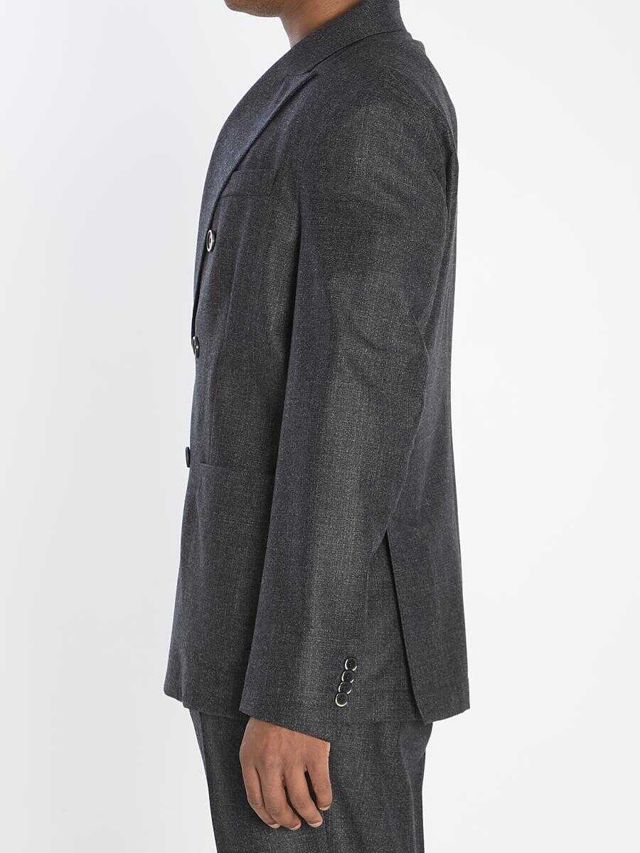 Sacouri BARENA Doria Bita Blazer Jacket GREY Barbati (BM 18732840) 3