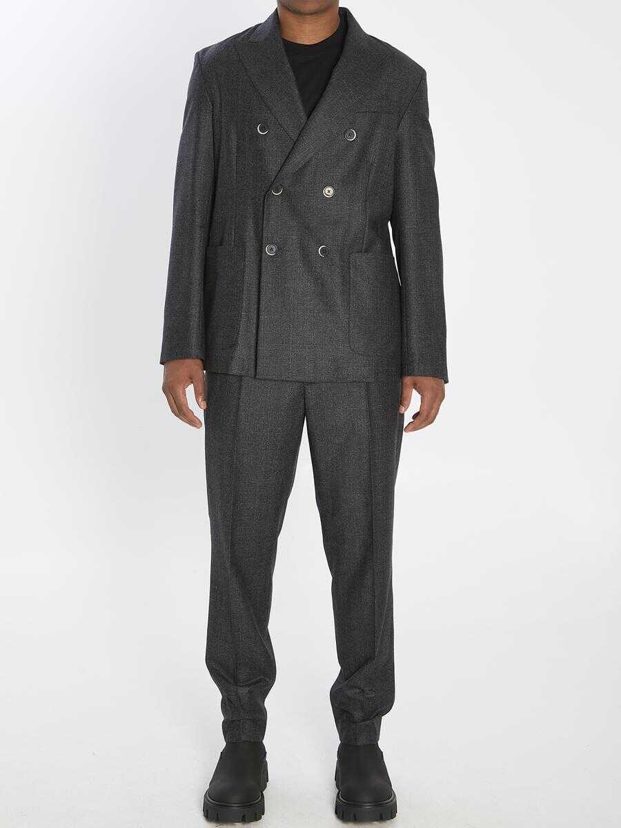 Sacouri BARENA Doria Bita Blazer Jacket GREY Barbati (BM 18732840) 5