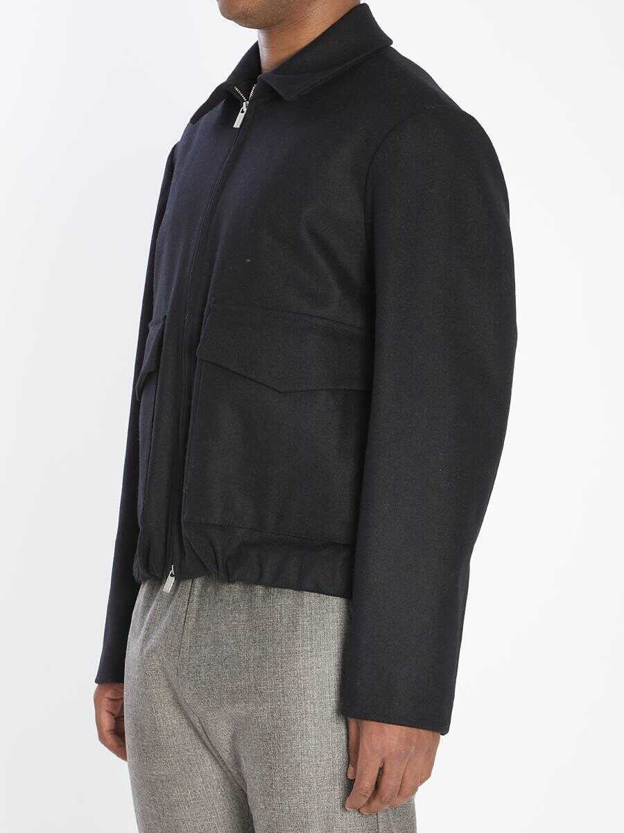 Geci BARENA Magan Caramal Jacket Black Barbati (BM 18732843) 2