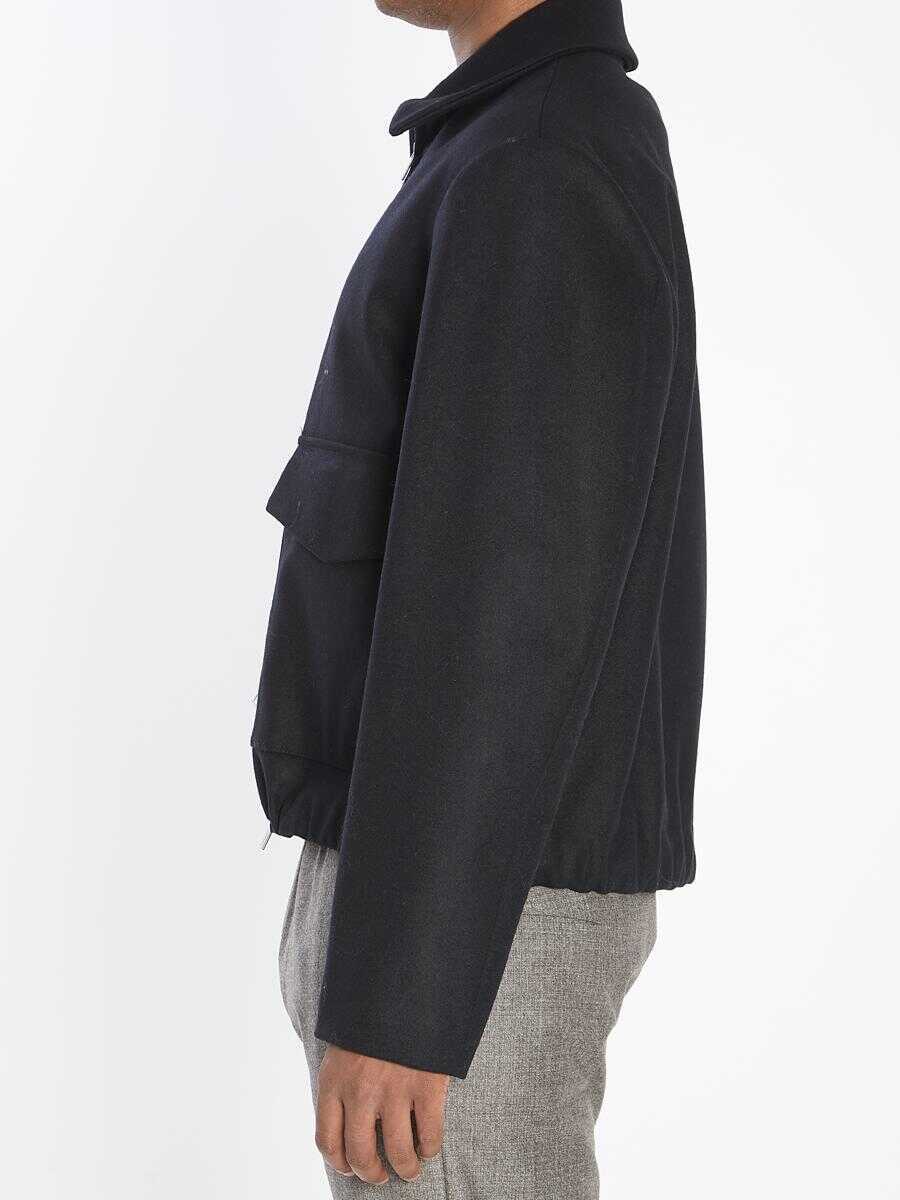 Geci BARENA Magan Caramal Jacket Black Barbati (BM 18732843) 3