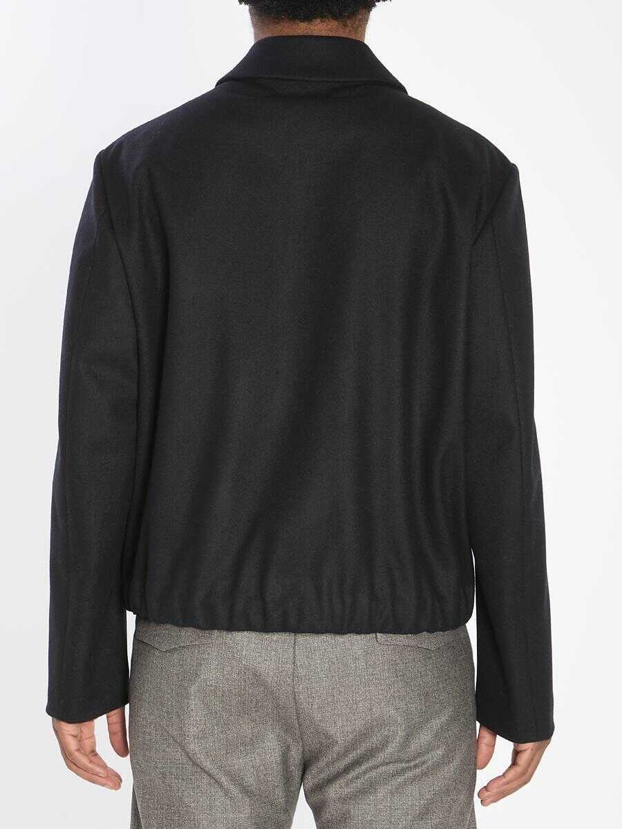 Geci BARENA Magan Caramal Jacket Black Barbati (BM 18732843) 4