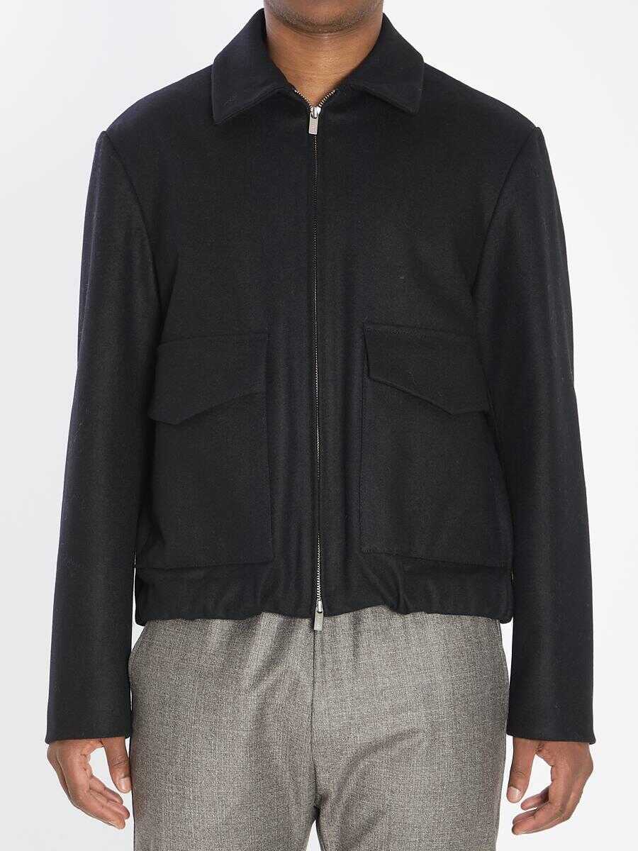 Geci BARENA Magan Caramal Jacket Black Barbati (BM 18732843) 1