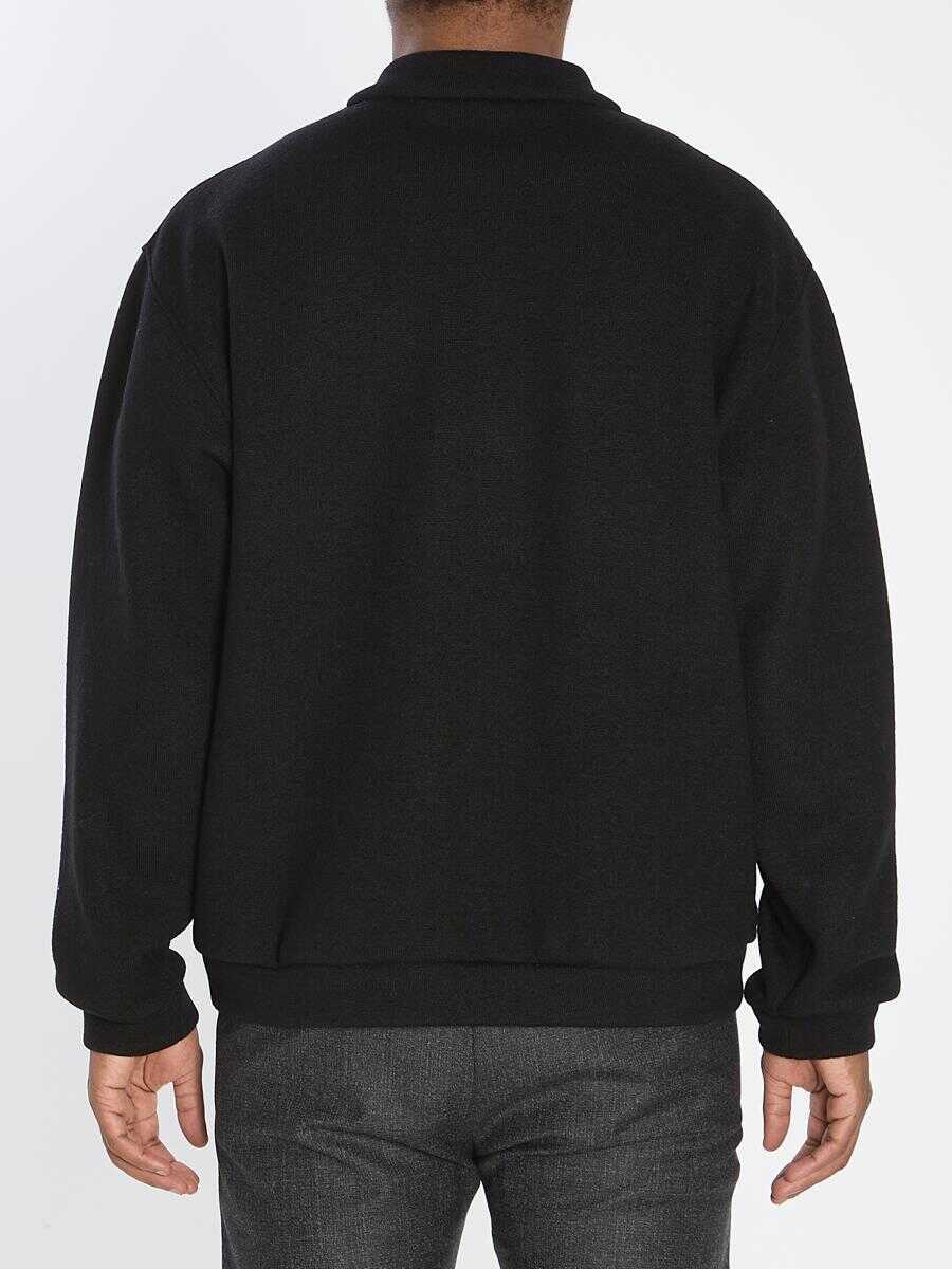 Bomber jacket BARENA Gabier Lanoso Bomber Jacket Black Barbati (BM 18732846) 4