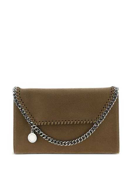Portofele Stella McCartney Stella McCartney Stella Mccartney Clutch Bag GREEN Femei (BM 18732972) 1