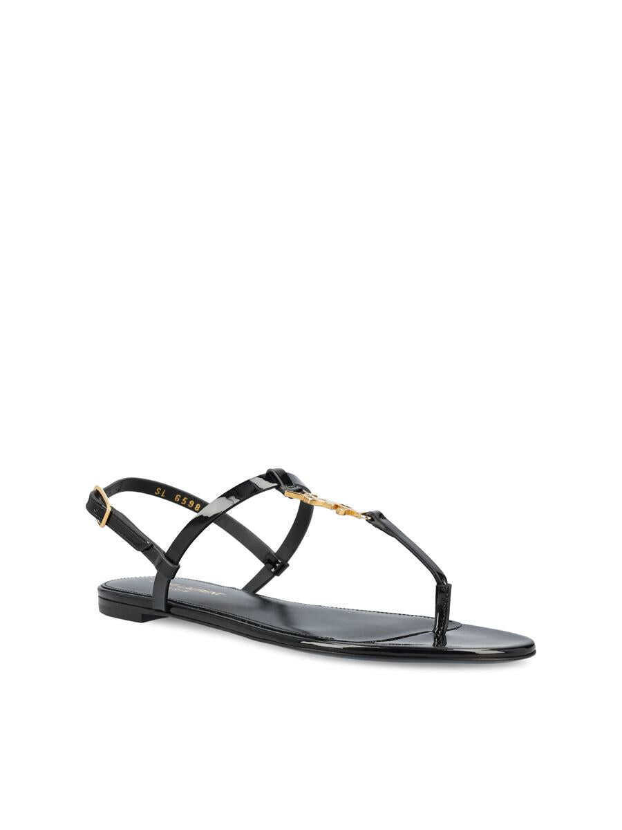 Sandale Saint Laurent Saint Laurent Sandals Black Femei (BM 18733005) 2