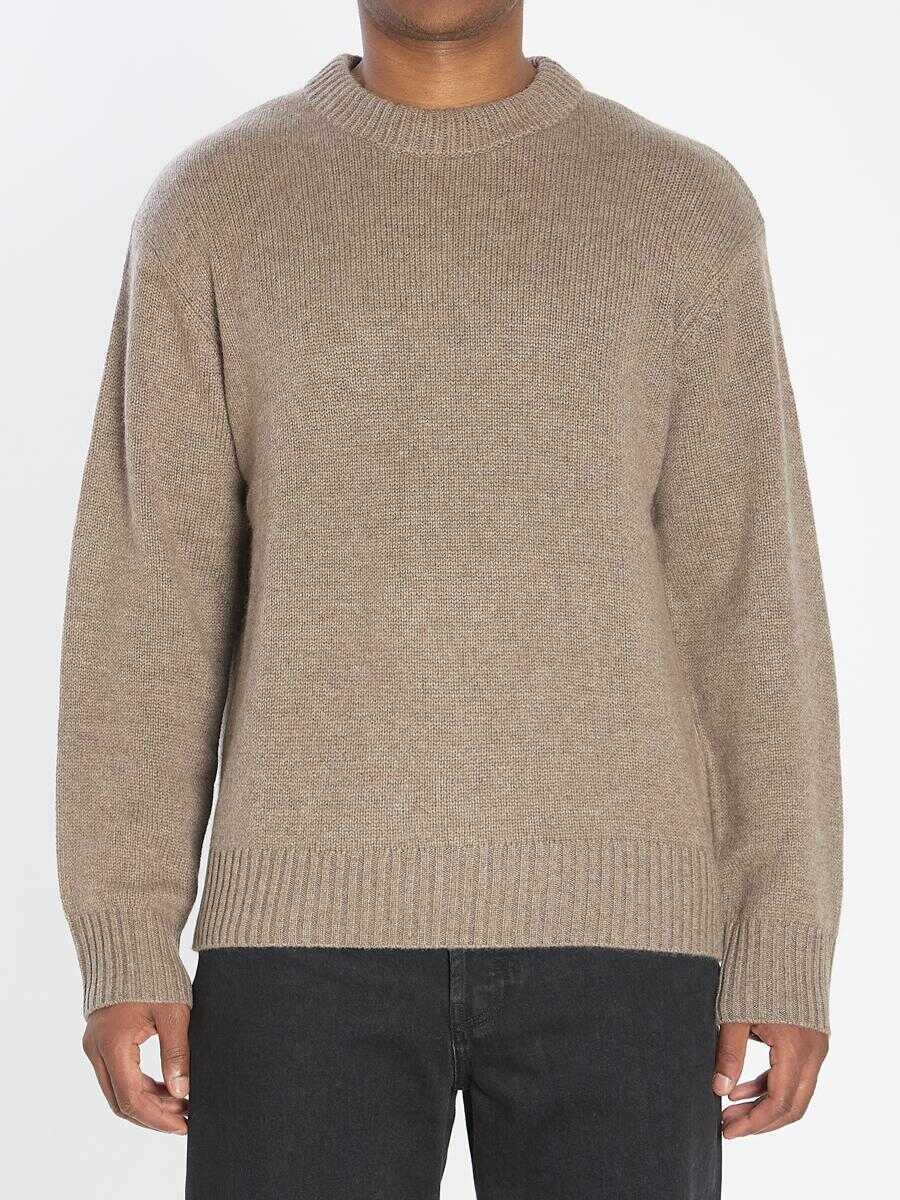 Pulovere Lisa Yang Kristian Sweater BROWN Barbati (BM 18733044) 1