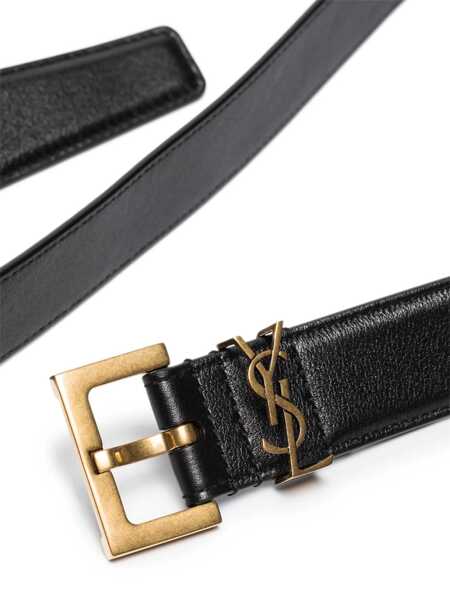 Curele Saint Laurent Saint Laurent  Belts Black Femei (BM 18733053) 3