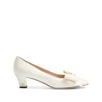 Pantofi cu toc Valentino Garavani Ivory Leather Pumps Femei