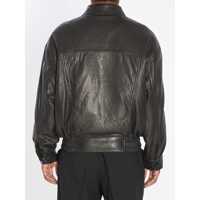 Geci Saint Laurent pentru Barbati - Bomber jacket Saint Laurent Balloon Bomber Jacket In Lambskin Leather Black Barbati (BM 18733296) - B-mall.ro