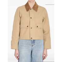 Geci Burberry Cotton Cropped Jacket Femei