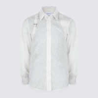 Camasi Alexander McQueen White Cotton Shirt Barbati