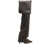THE ATTICO The Attico 95Mm Over-The-Knee Boots BROWN