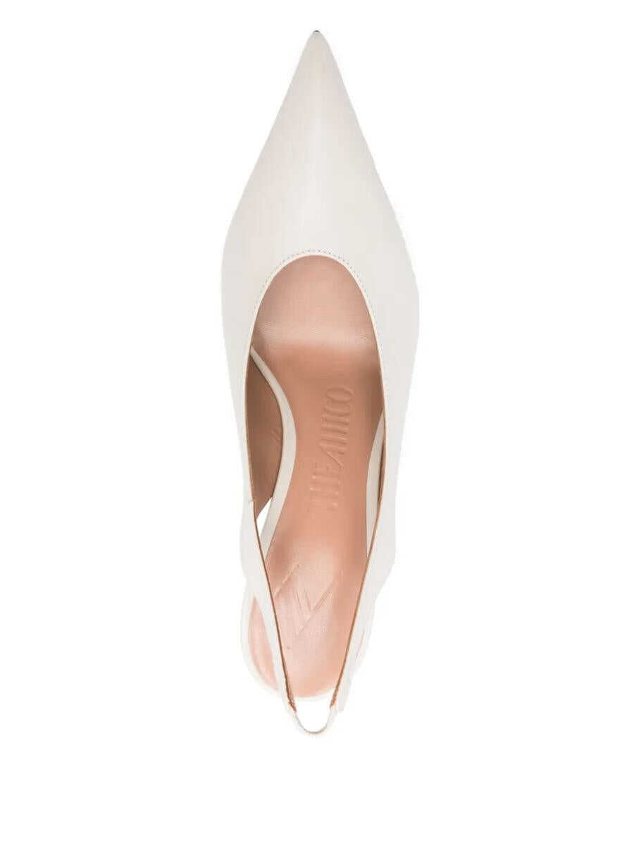 Sneakers THE ATTICO The Attico Viper 100Mm Slingback Pumps WHITE Femei (BM 18734223) 4