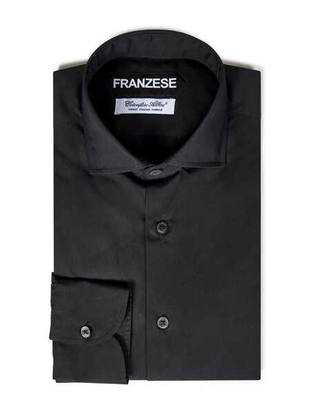 Camasi Franzese Collection Franzese Napoli Montezemolo Model Shirt Black Barbati (BM 18734316) 3