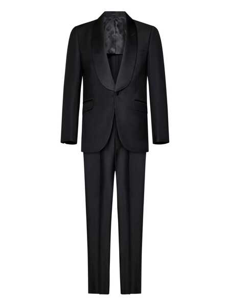 Costume Franzese Collection Franzese Napoli Brad Pitt Model Suit Black Barbati (BM 18734430) 1