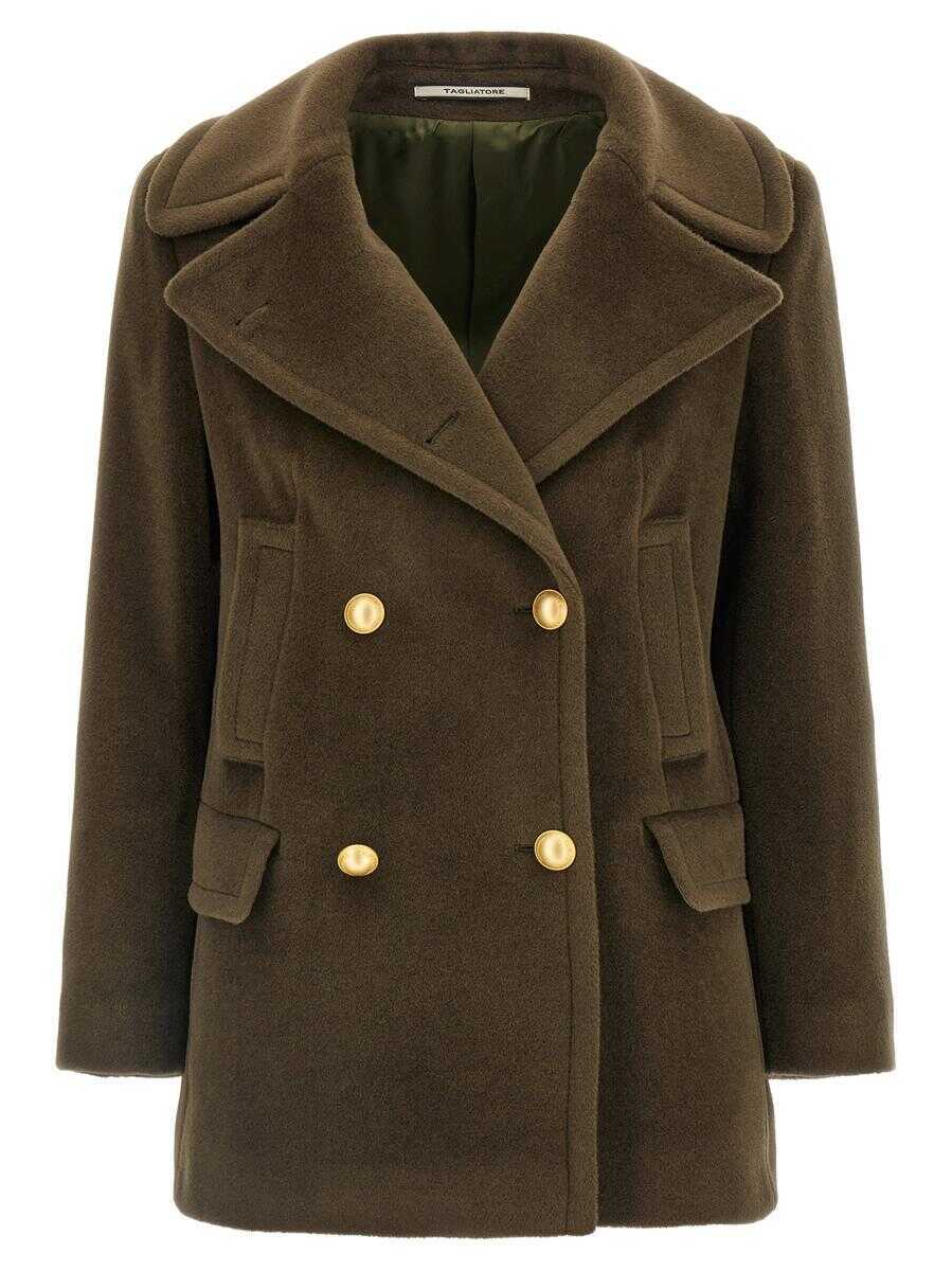 Geci Tagliatore Tagliatore Blanche Coat GREEN Femei (BM 18734667) 2
