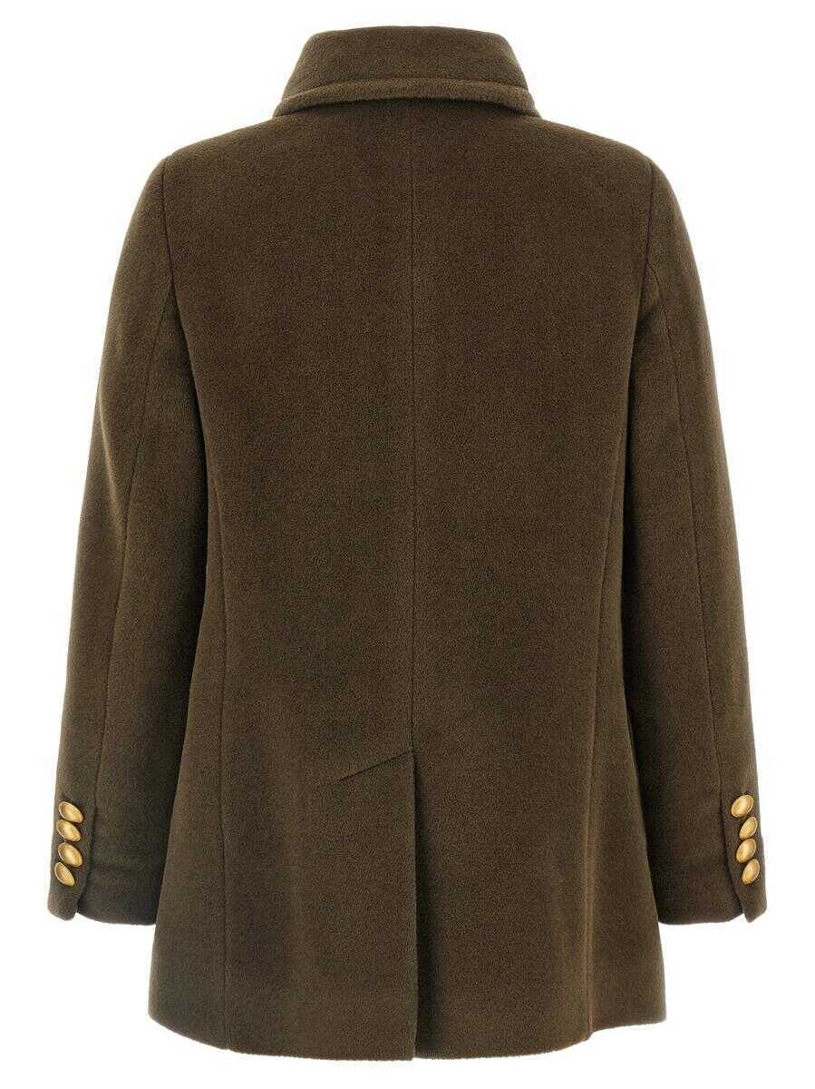 Geci Tagliatore Tagliatore Blanche Coat GREEN Femei (BM 18734667) 3