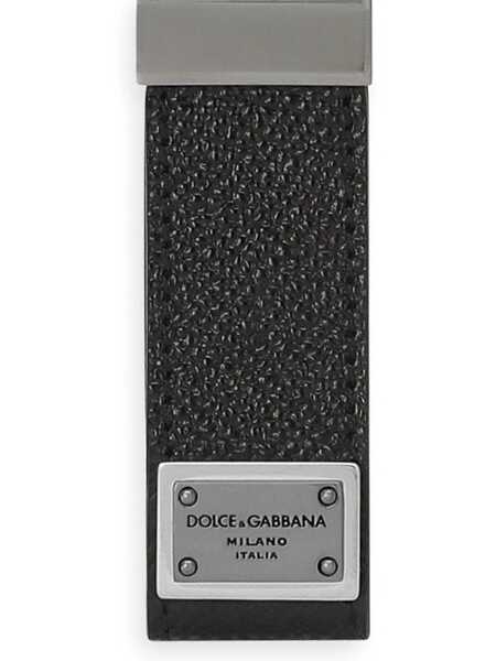 Accesorii Dolce & Gabbana Dolce & Gabbana Leather Keyring With Logo Black Barbati (BM 18734790) 2