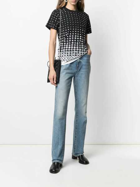 Topuri 10 CORSO COMO 10 Corso Como T-Shirts And Polos BLACK - IVORY PRINT Femei (BM 18734859) 2