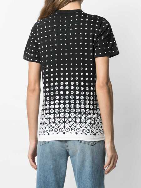 Topuri 10 CORSO COMO 10 Corso Como T-Shirts And Polos BLACK - IVORY PRINT Femei (BM 18734859) 4