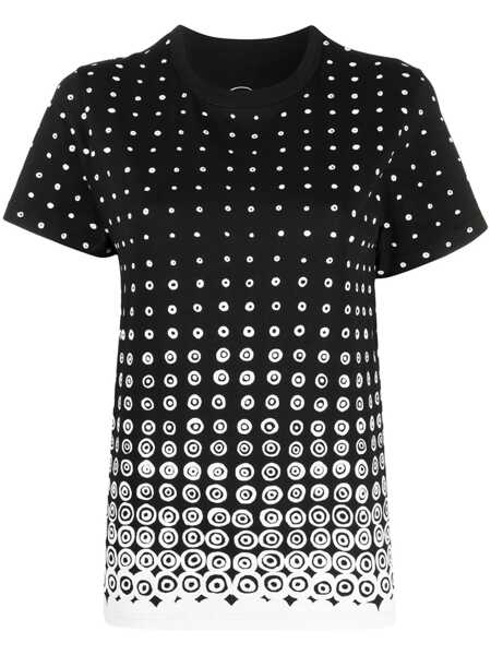 Topuri 10 CORSO COMO 10 Corso Como T-Shirts And Polos BLACK - IVORY PRINT Femei (BM 18734859) 1