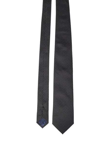 Cravate Franzese Collection Franzese Napoli Berlusconi Model Tie Black Barbati (BM 18734973) 2