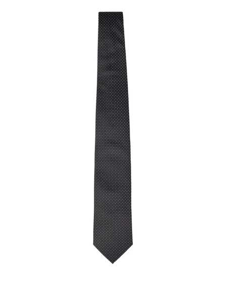 Cravate Franzese Collection Franzese Napoli Berlusconi Model Tie Black Barbati (BM 18734973) 1