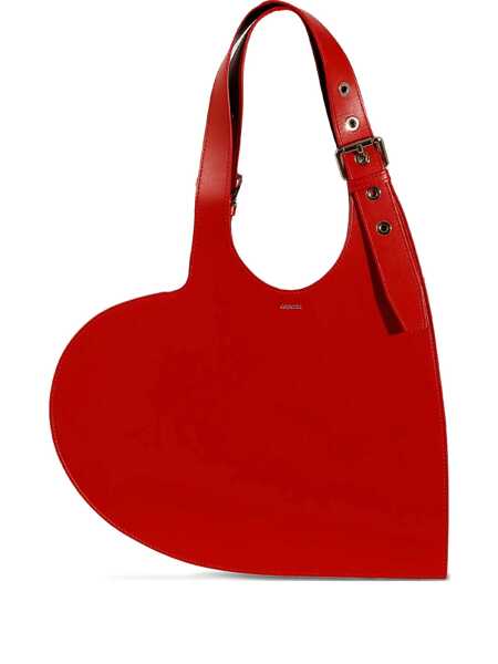 Genti de mana COPERNI Belt Heart Red Handbag With Heart Shaped Design And Adjustable Belted Handle In Leather Woman RED Femei (BM 18735030) 1