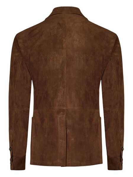 Sacouri Franzese Collection Franzese Napoli Stefano De Martino Model Blazer BROWN Barbati (BM 18735123) 2