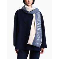 Esarfe Emporio Armani Dama - Esarfe Emporio Armani Emporio Armani Scarfs LIGHT BLUE FANCY Femei (BM 18735336) - B-mall.ro