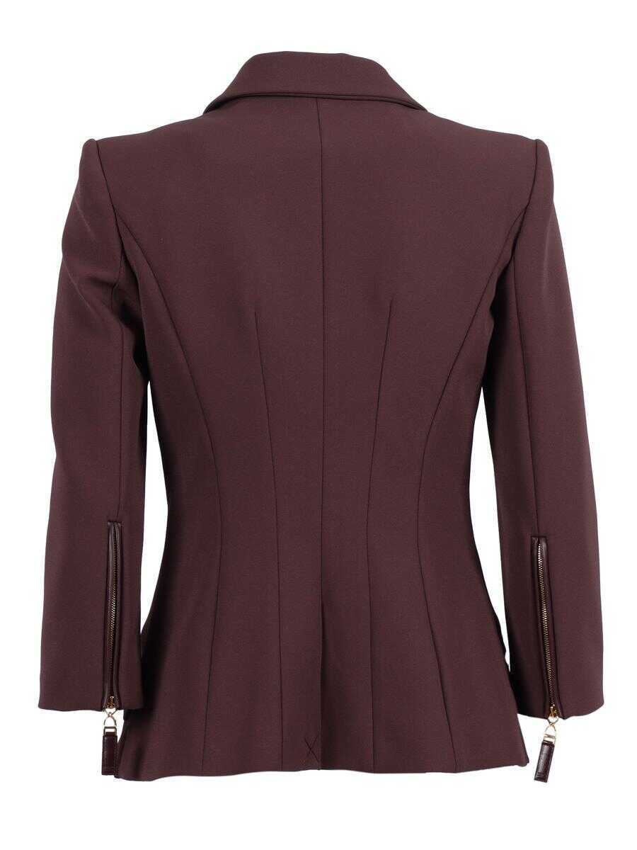 Geci Elisabetta Franchi Elisabetta Franchi Jacket Red Femei (BM 18735603) 2