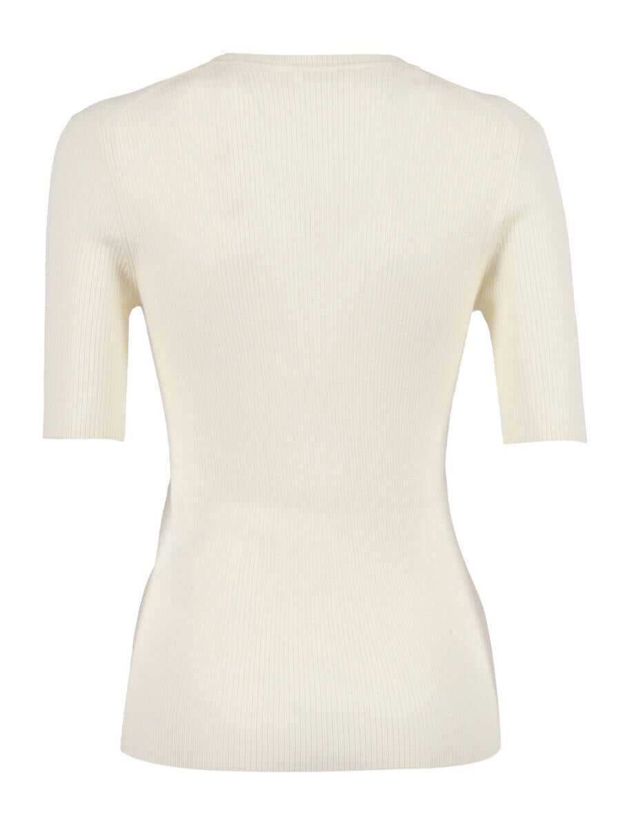 Pulovere P.A.R.O.S.H. P.A.R.O.S.H. Girocoll WHITE Femei (BM 18736395) 2