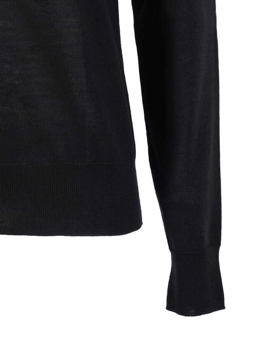 Pulovere P.A.R.O.S.H. P.A.R.O.S.H. Girocoll Black Femei (BM 18736419) 3