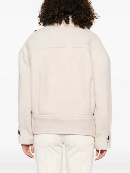 Paltoane Isabel Marant Isabel Marant Hanis Coat Beige Femei (BM 18736584) 4