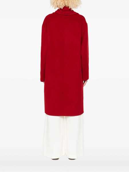 Paltoane Liu Jo Liu Jo Red Coat With Scarf RED Femei (BM 18736713) 4