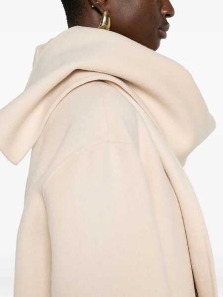 Paltoane Liu Jo Liu Jo Beige Coat With Scarf Beige Femei (BM 18736716) 5