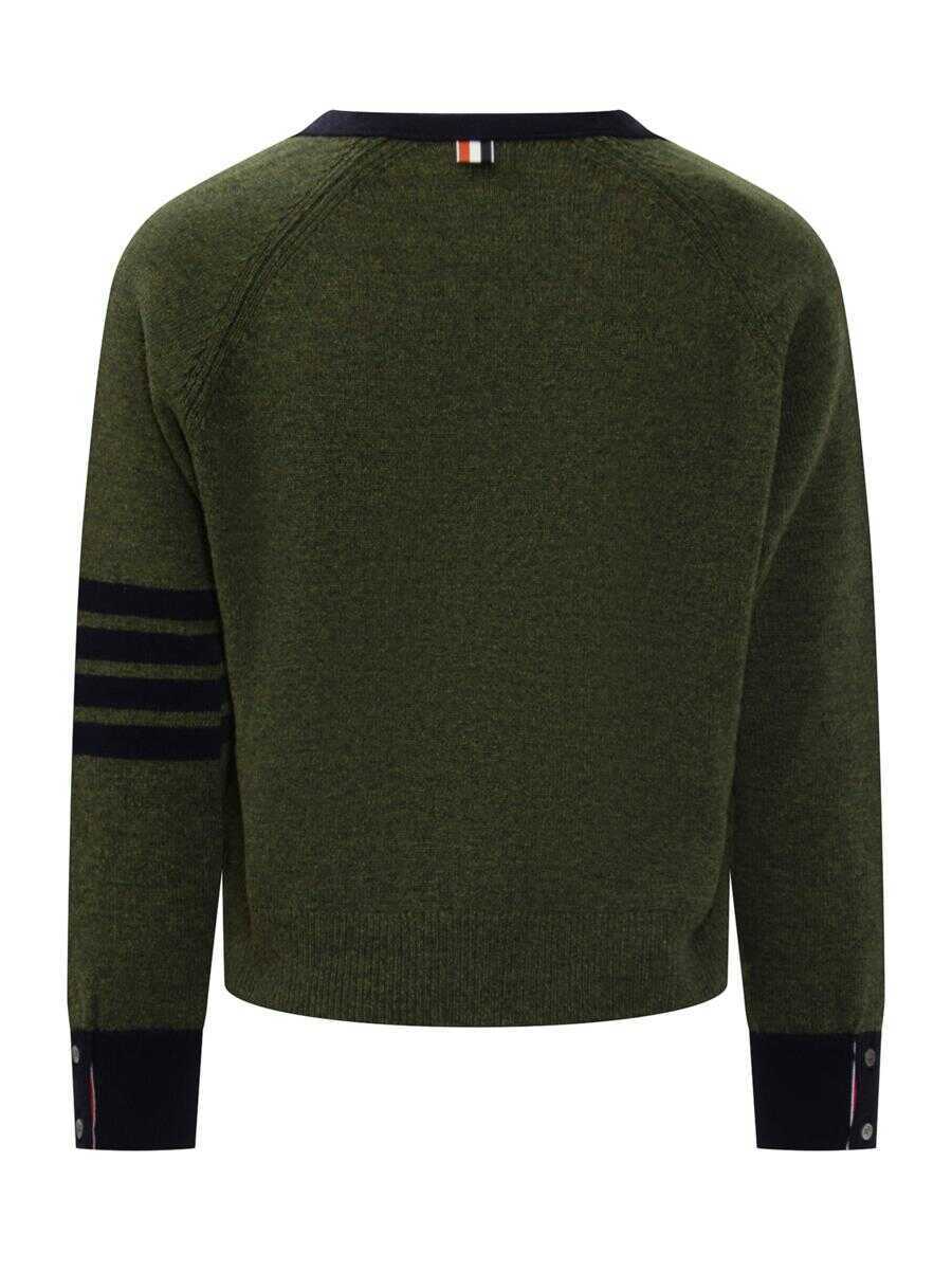 Cardigane Thom Browne Thom Browne Thom Browne Cardigan GREEN Barbati (BM 18736812) 2