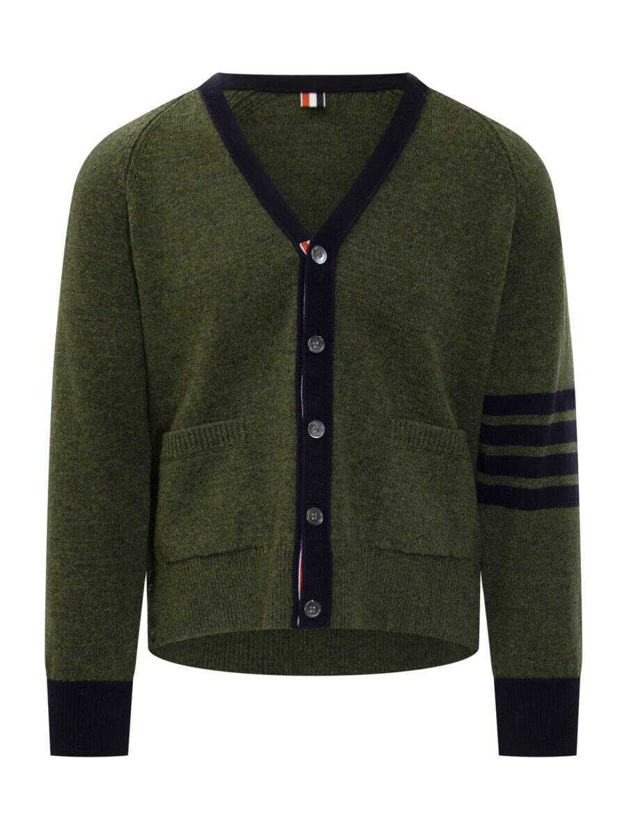 Cardigane Thom Browne Thom Browne Thom Browne Cardigan GREEN Barbati (BM 18736812) 1
