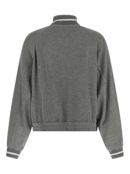 Pulovere Brunello Cucinelli Brunello Cucinelli Sparkling Sweatshirt SILVER Femei (BM 18736869) 2