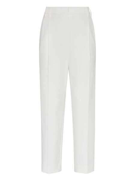 Pantaloni casual Brunello Cucinelli Brunello Cucinelli Slouchy Pants WHITE Femei (BM 18736875) 1