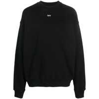 Pulovere Off-White Cotton Crew-Neck Sweatshirt Barbati