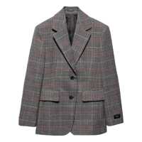 Geci Prada Prince Of Wales Checked Jacket Femei